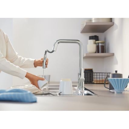 GROHE 30631000 - Misturador de cozinha QUICKFIX START 362 mm cromado brilhante