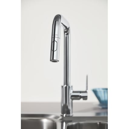 GROHE 30631000 - Misturador de cozinha QUICKFIX START 362 mm cromado brilhante