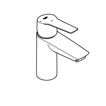 GROHE 311372432 - Misturador de lavatório QUICKFIX START 165 mm preto