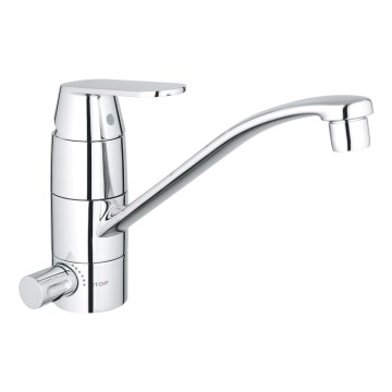 GROHE 31161000 - Misturador de cozinha EUROSMART COSMOPOLITAN 140° cromado brilhante