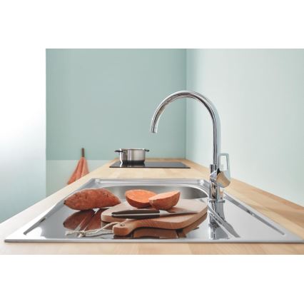 GROHE 31368001 - Torneira de cozinha BAULOOP, cromado brilhante
