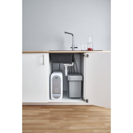 GROHE 31454001 - Misturadora de cozinha BLUE HOME com bica em L, acabamento cromado brilhante