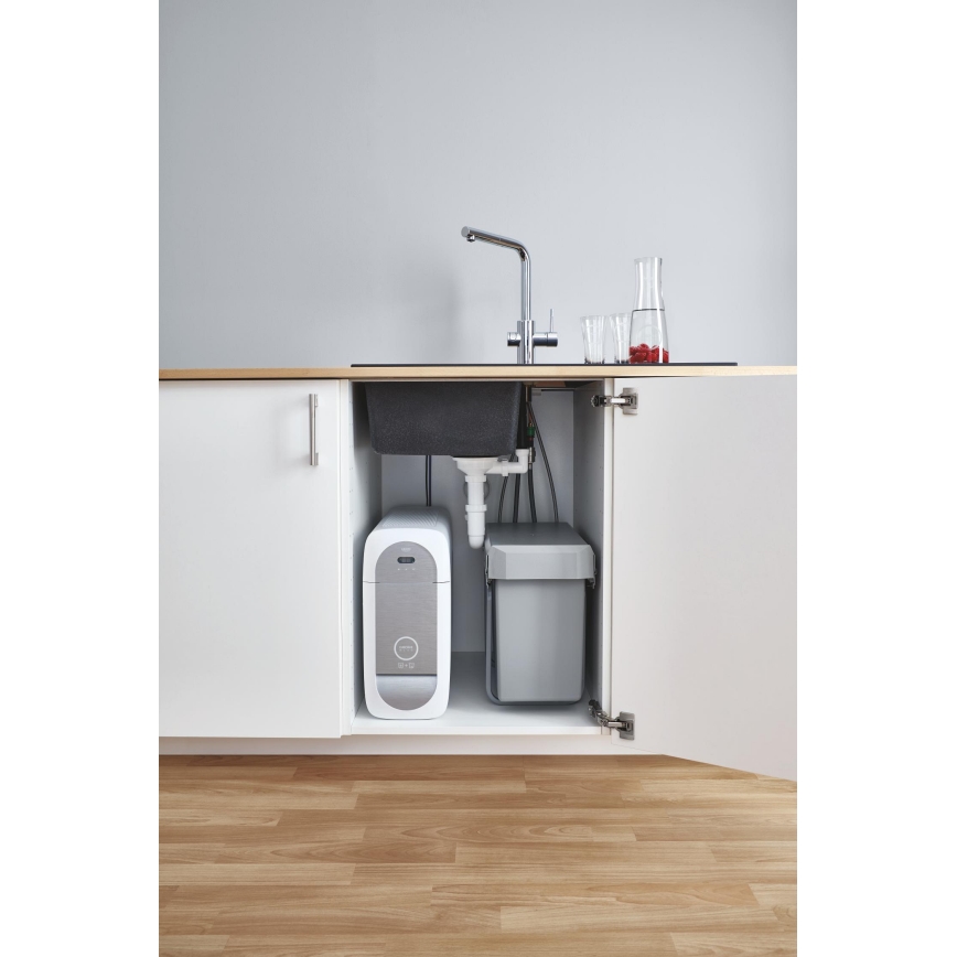 GROHE 31454001 - Misturadora de cozinha BLUE HOME com bica em L, acabamento cromado brilhante