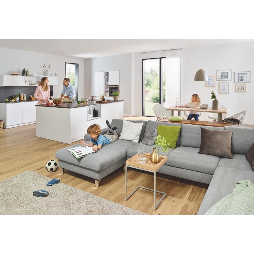 GROHE 31454001 - Misturadora de cozinha BLUE HOME com bica em L, acabamento cromado brilhante