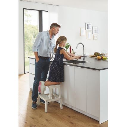 GROHE 31455001 - Torneira de cozinha BLUE HOME, acabamento cromado brilhante