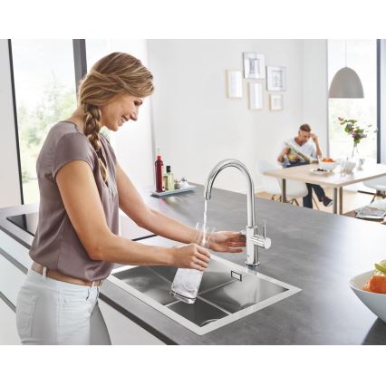 GROHE 31455001 - Torneira de cozinha BLUE HOME, acabamento cromado brilhante