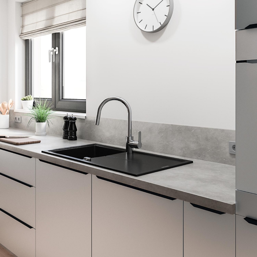 GROHE 31494001 - Torneira de cozinha GET, acabamento cromado brilhante