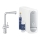 GROHE 31539000 - Torneira de cozinha BLUE HOME, bica em L, acabamento cromado brilhante