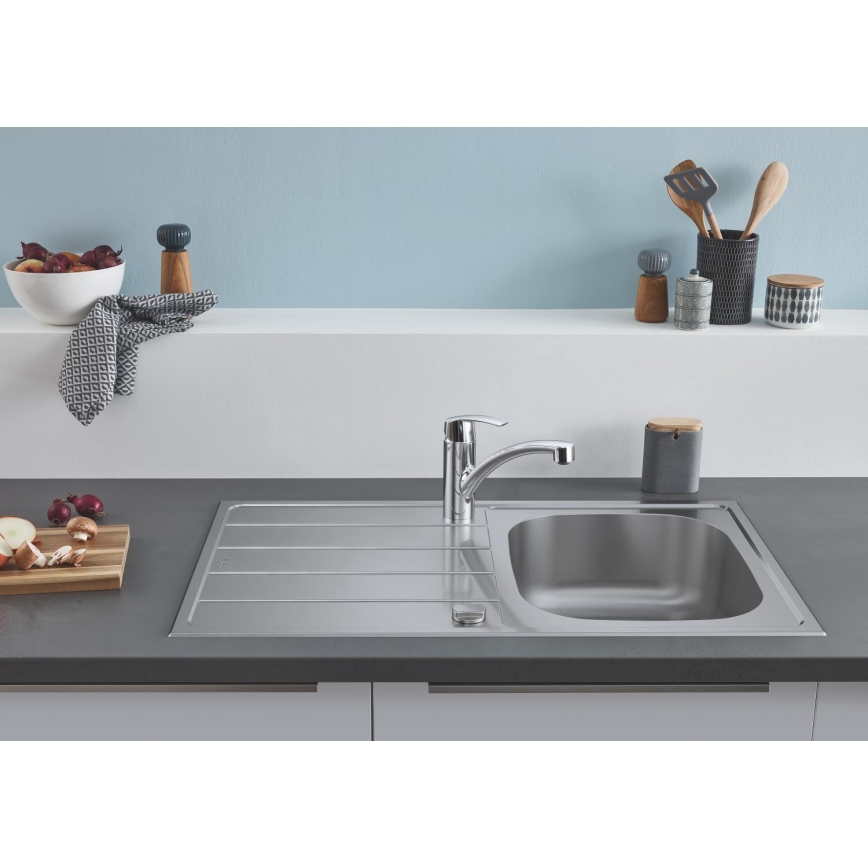 GROHE 31552SD1 - Cuba de cozinha K200 860 x 500 mm em aço inoxidável