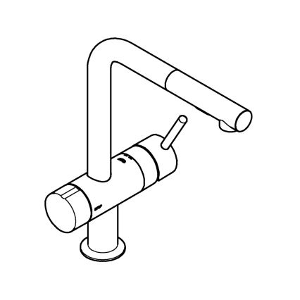 GROHE 31558GN0 - Torneira de cozinha A dourada