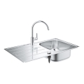 GROHE 31562SD1 - Conjunto de cuba de cozinha e misturador BAU 860 x 500 mm, aço inoxidável