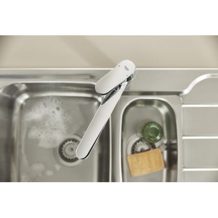 GROHE 31572SD1 - Cuba de cozinha K500 1000 × 500 mm em aço inoxidável