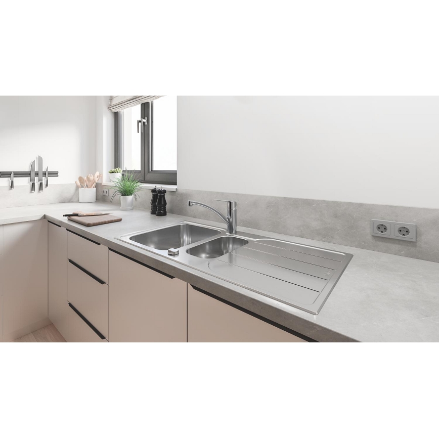 GROHE 31572SD1 - Cuba K500 1000 × 500 mm em aço inoxidável