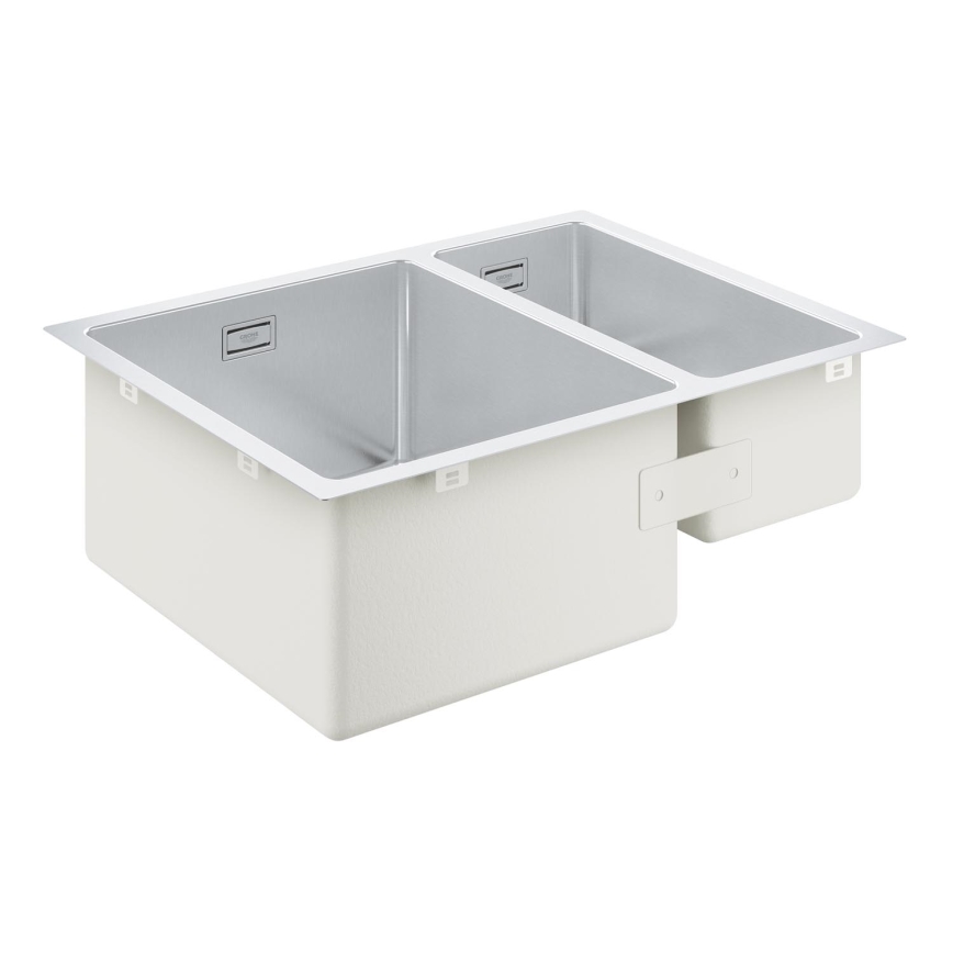 GROHE 31577SD1 - Cuba de cozinha K700U 595 × 450 mm em aço inoxidável