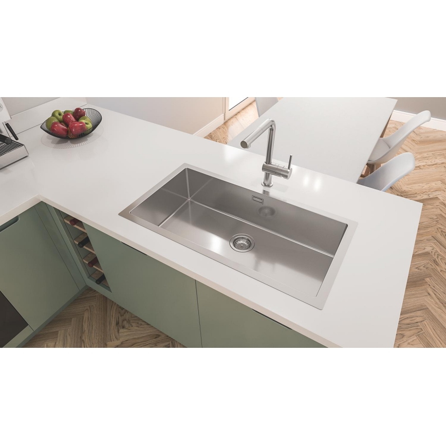 GROHE 31580SD1 - Lavatório de cozinha K700 864 × 464 mm em aço inoxidável