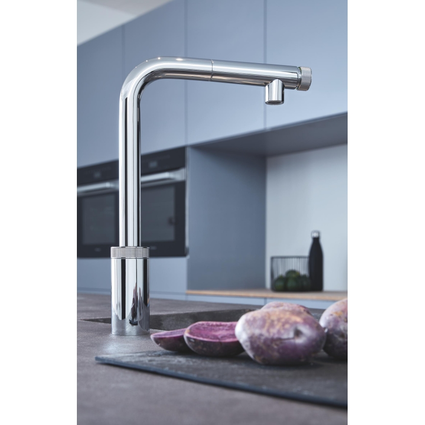 GROHE 31613000 - Torneira de cozinha A SmartControl 314 mm cromo brilhante