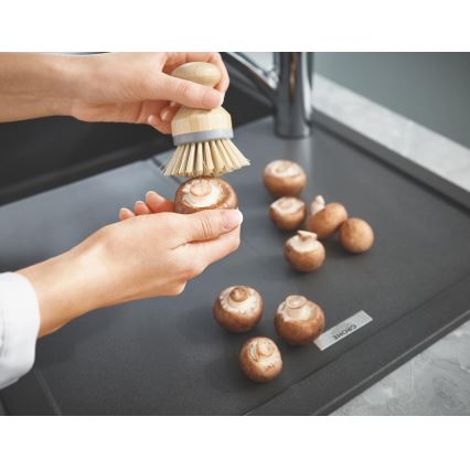 GROHE 31639AP0 - Cuba de cozinha em compósito K400 780 × 500 mm preta