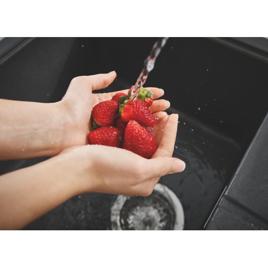 GROHE 31639AP0 - Cuba K400 780 × 500 mm pedra/preta