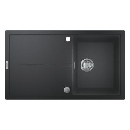 GROHE 31640AP0 - Cuba de cozinha em compósito K400 860 × 500 mm granito/preto