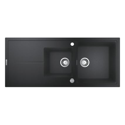 GROHE 31643AP0 - Cuba de compósito K400 1160 × 500 mm pedra/preto