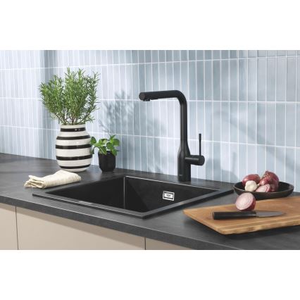 GROHE 31651AP0 - Cuba de compósito K700 560 × 510 mm preta