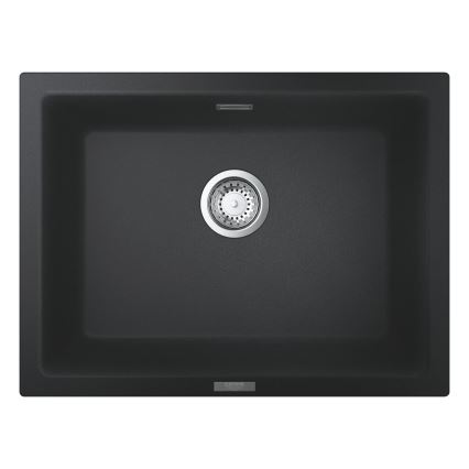 GROHE 31655AP0 - Cuba K700U 610 × 460 mm pedra preta/preta