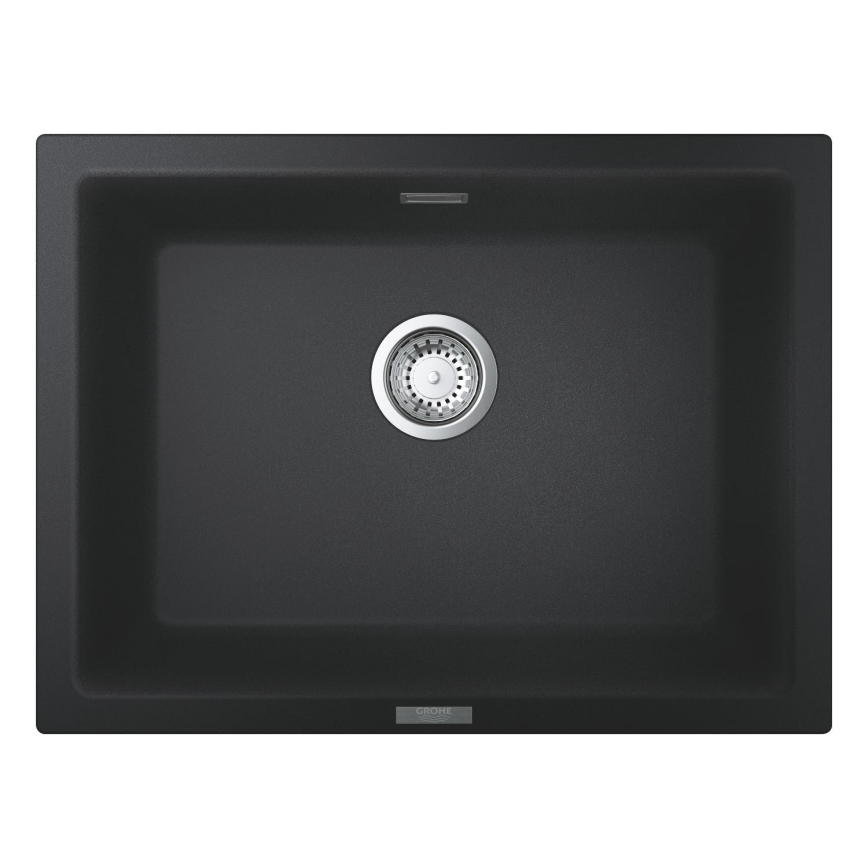 GROHE 31655AP0 - Cuba K700U 610 × 460 mm pedra preta/preta