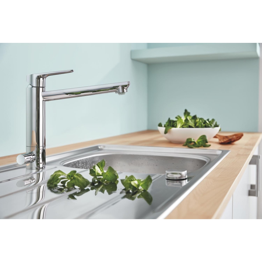 GROHE 31696000 - Misturador de cozinha BAUEDGE, acabamento cromado brilhante