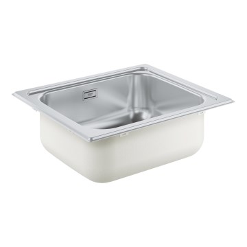 GROHE 31719SD0 - Cuba de cozinha K200 533 × 457 mm em aço inoxidável