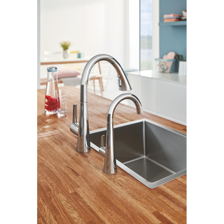GROHE 31726SD0 - Cuba de cozinha K700 550 × 450 mm em aço inoxidável