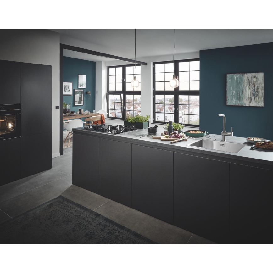 GROHE 31726SD0 - Cuba de cozinha K700 550 × 450 mm em aço inoxidável