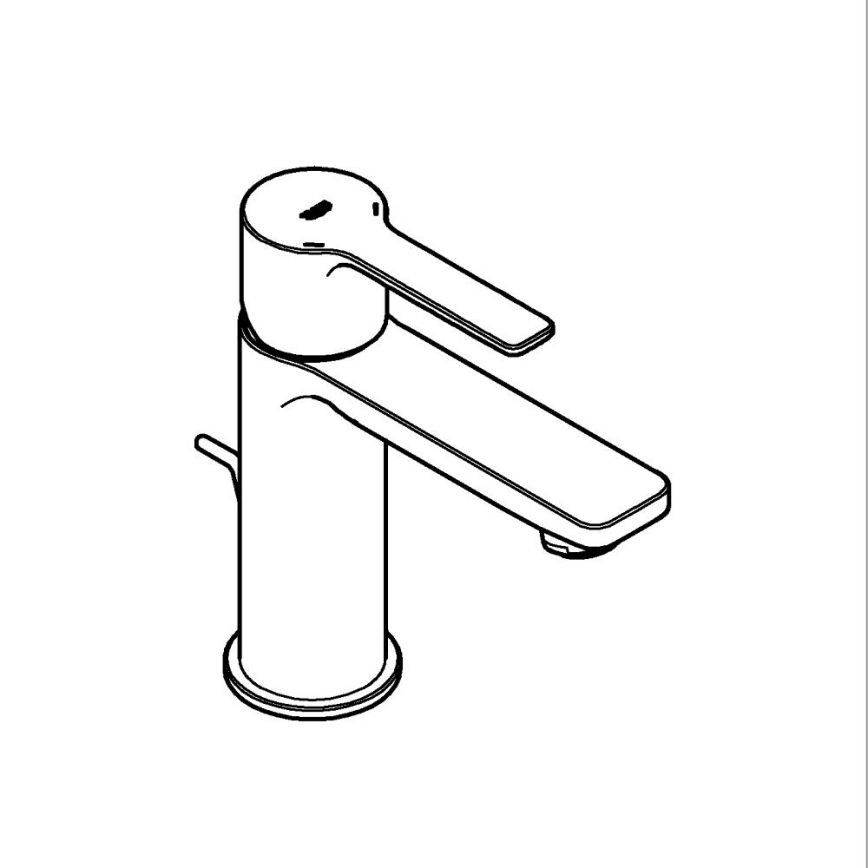 GROHE 32109GL1 - Misturadora para lavatório LINEARE, tamanho XS, dourada