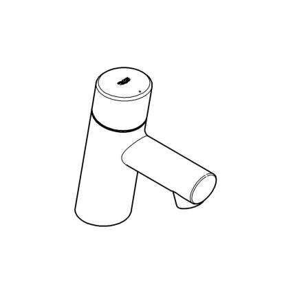 GROHE 32207001 - Misturador monocomando de bancada CONCETTO XS, cromo brilhante