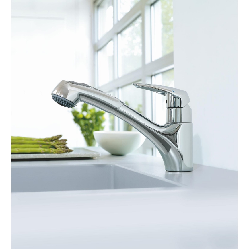 GROHE 32257001 - Torneira de cozinha EURODISC cromo brilhante