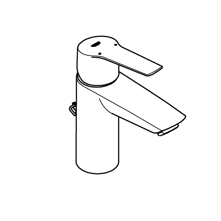 GROHE 32277002 - Misturadora para lavatório START, tamanho S, cromo brilhante