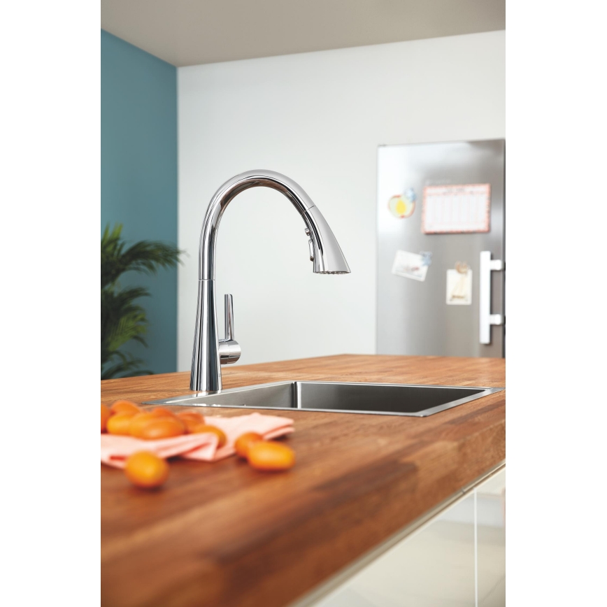 GROHE 32294002 - Misturadora de cozinha ZEDRA 401 mm, cromado polido