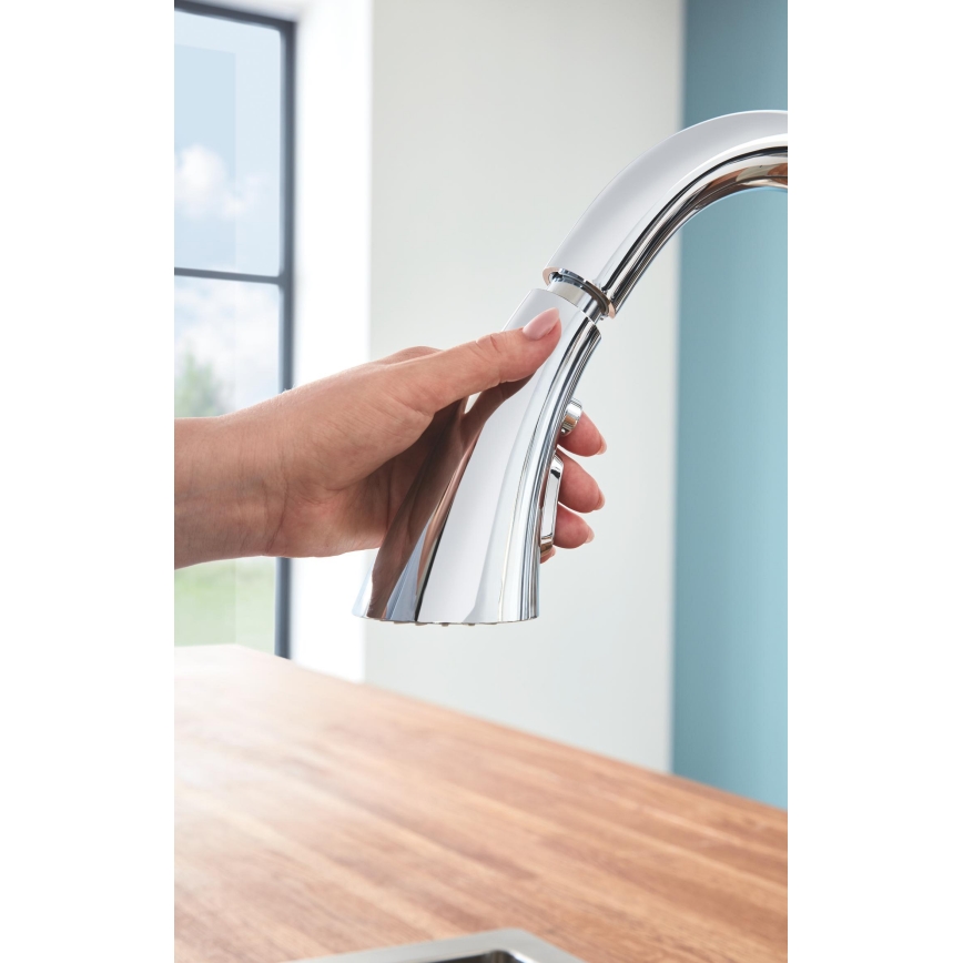 GROHE 32294002 - Misturadora de cozinha ZEDRA 401 mm, cromado polido
