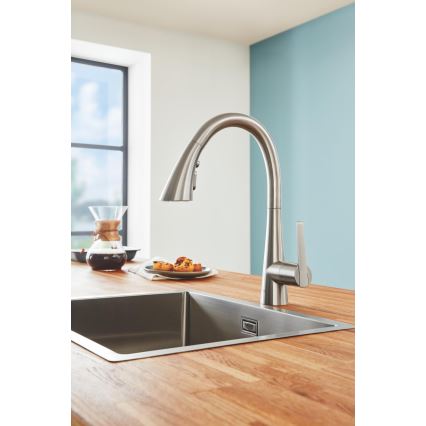 GROHE 32294DC2 - Torneira de cozinha ZEDRA em aço inoxidável