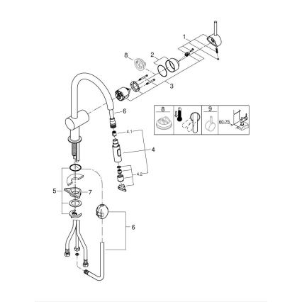 GROHE 32321002 - Torneira de cozinha A, cromado brilhante