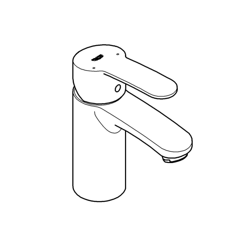 GROHE 3246820E - Torneira de lavatório EUROSTYLE COSMOPOLITAN, tamanho S, cromada