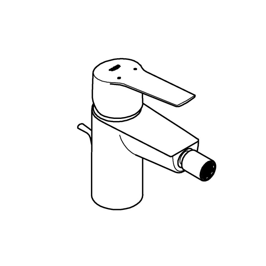 GROHE 325602432 - Misturador para bidé START, tamanho S, preto