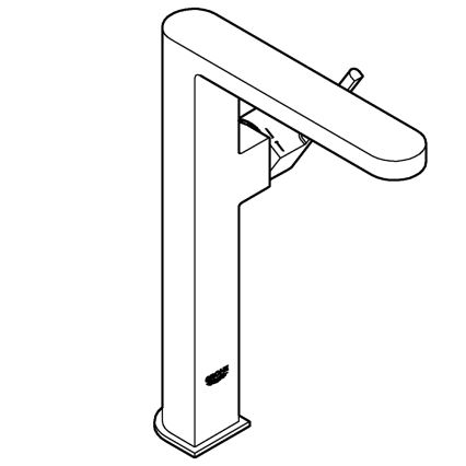 GROHE 32618003 - Misturadora de lavatório PLUS XL, acabamento cromado brilhante