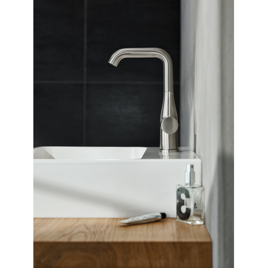 GROHE 32628DC1 - Torneira de lavatório ESSENCE, tamanho L, aço inoxidável