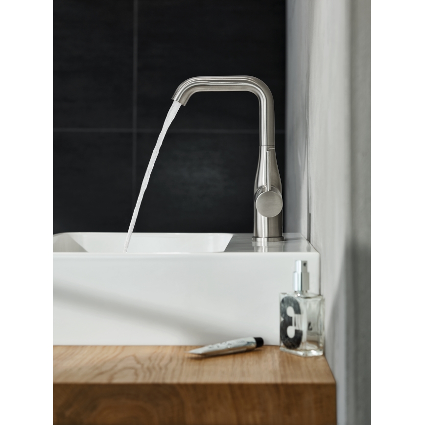 GROHE 32628DC1 - Torneira de lavatório ESSENCE, tamanho L, aço inoxidável