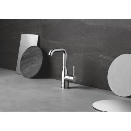 GROHE 32628DC1 - Torneira de lavatório ESSENCE, tamanho L, aço inoxidável