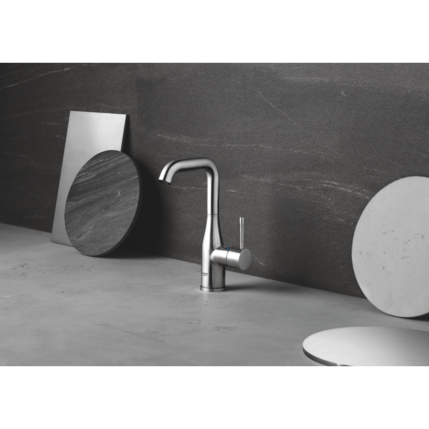 GROHE 32628DC1 - Torneira de lavatório ESSENCE, tamanho L, aço inoxidável