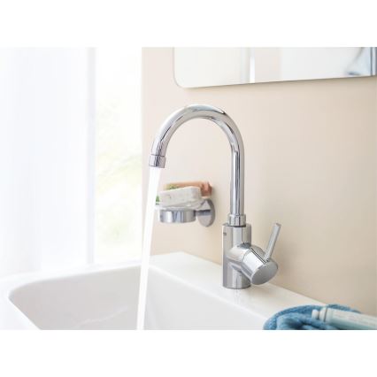 GROHE 32629002 - Torneira de lavatório CONCETTO, tamanho L, acabamento cromado brilhante
