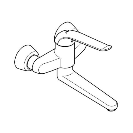 GROHE 32773000 - Misturador de lavatório EUROECO SPECIAL 257 mm cromado brilhante