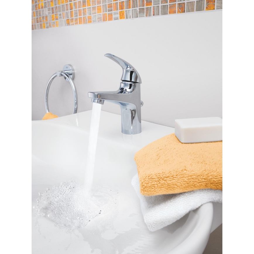 GROHE 32805000 - Torneira para lavatório BAUCURVE DN 15 cromo brilhante