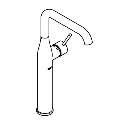 GROHE 32901001 - Misturador monocomando para lavatório ESSENCE, tamanho XL, cromado brilhante